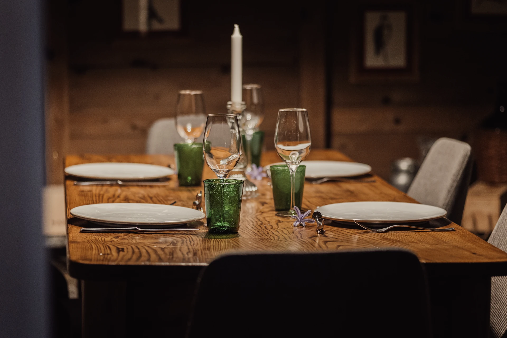 The dining room at Osteria Treterre