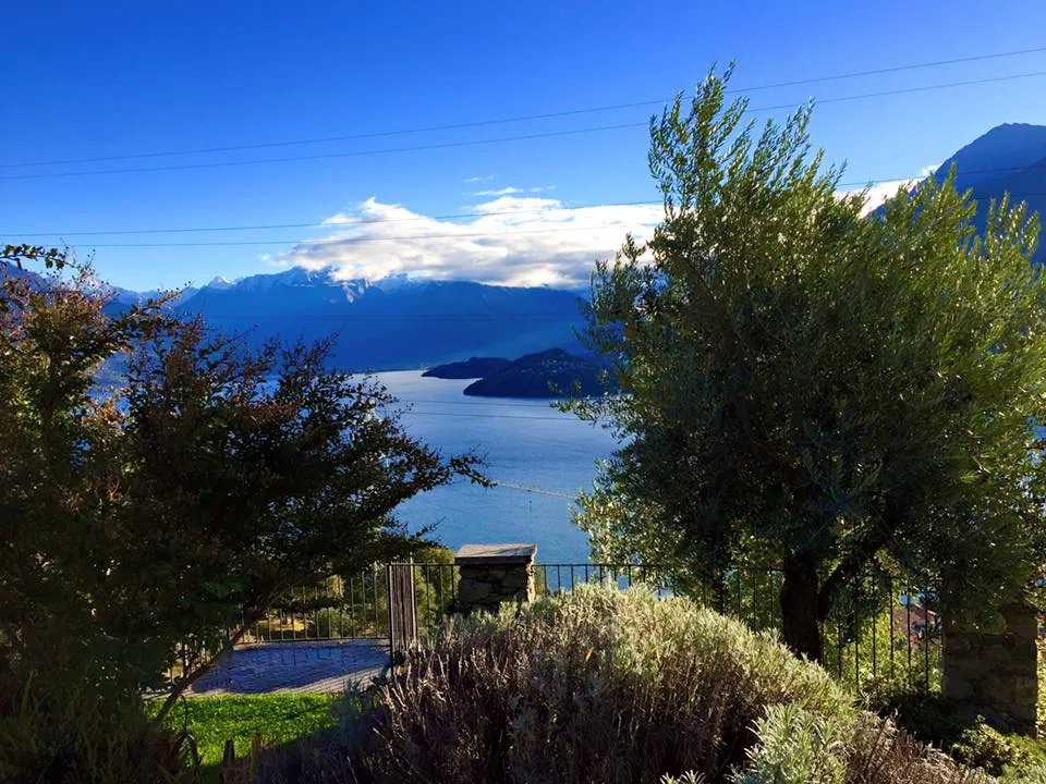 A view of lake Como from the Treterre Agriturismo
